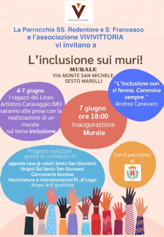 ViviVittoria - L'inclusione sui muri - MURALE