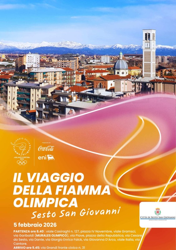 Passaggio della Fiamma Olimpica nella Città di Sesto San Giovanni