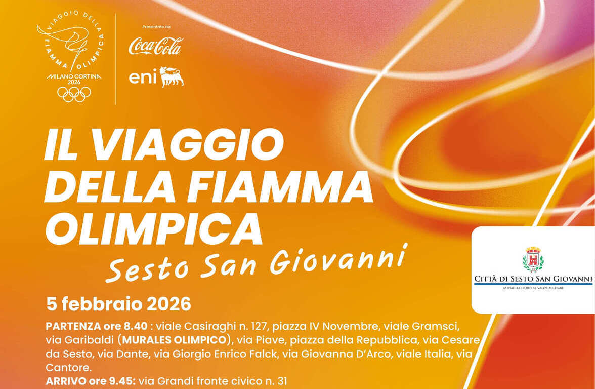 Passaggio della Fiamma Olimpica nella Città di Sesto San Giovanni