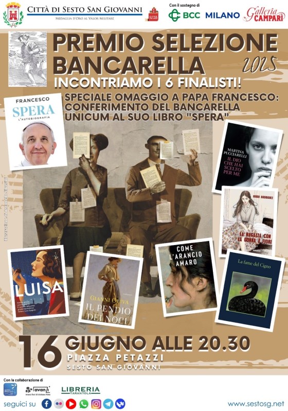 Premio Selezione Bancarella 2025 - Incontro con i 6 finalisti