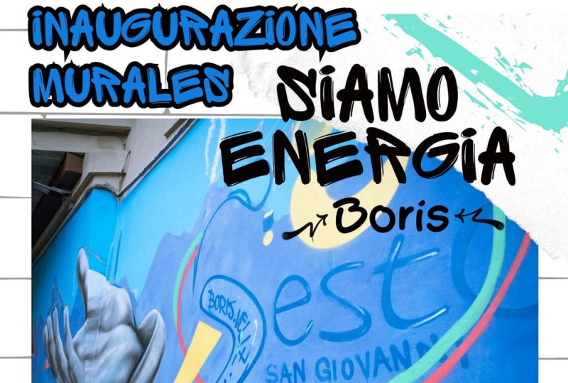 Un murales per accendere lo "Spirito Olimpico"!