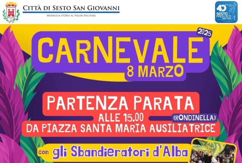 Carnevale in piazza 2025