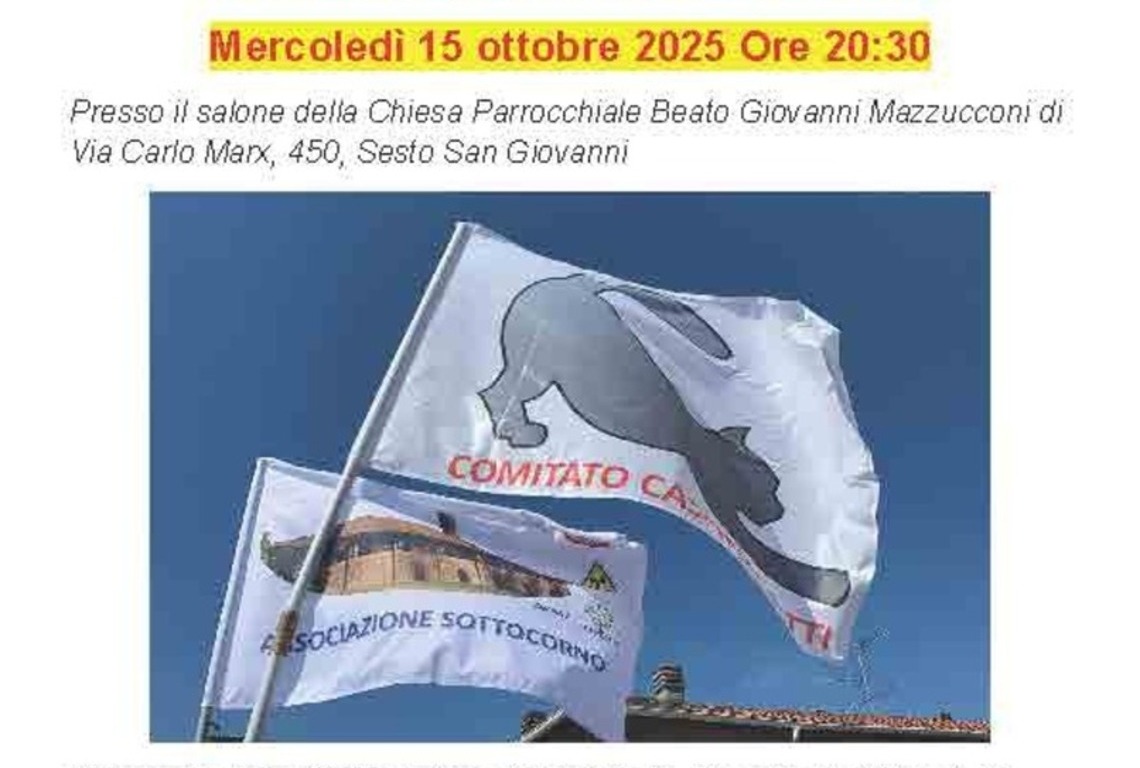 Sviluppo Urbanistico a Cascina Gatti - mercoledì 15 ottobre 2025 ore 20.30