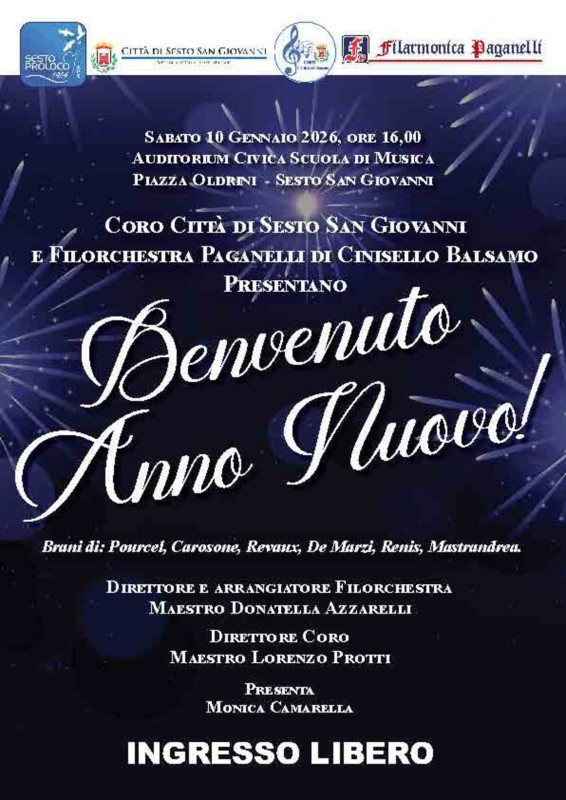 Benvenuto Anno Nuovo - Coro Città di Sesto San Giovanni e Filorchestra Paganelli 2026