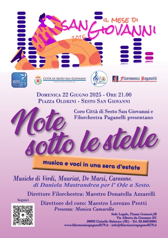 Note sotto le Stelle - Coro Città di Sesto San Giovanni e Filorchestra Paganelli