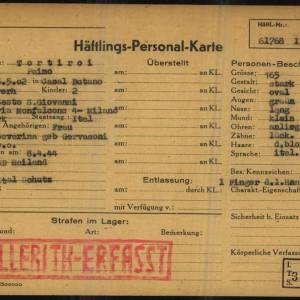 7982 - Tortiroli. Personal-Karte