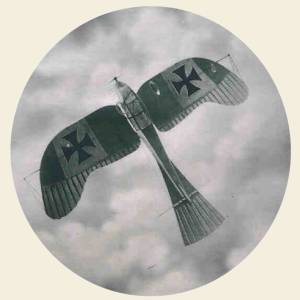 0602 – Sesto San Giovanni - 1916, 14 febbraio. Un aeroplano Aviatik Taube 