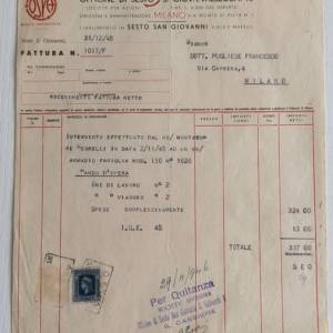 2680 - OSVA, azienda. Fattura 1945